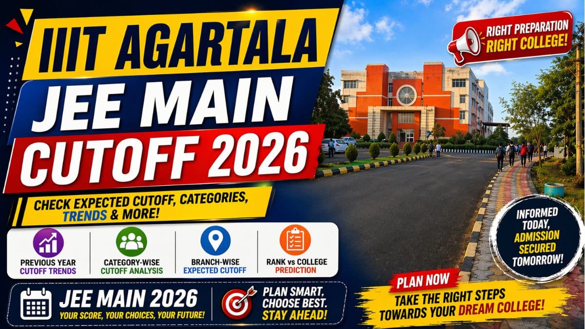 IIIT Agartala JEE Main Cutoff 2026