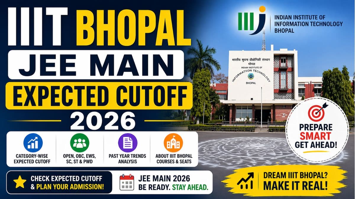 IIIT Bhopal JEE Main Cutoff 2026