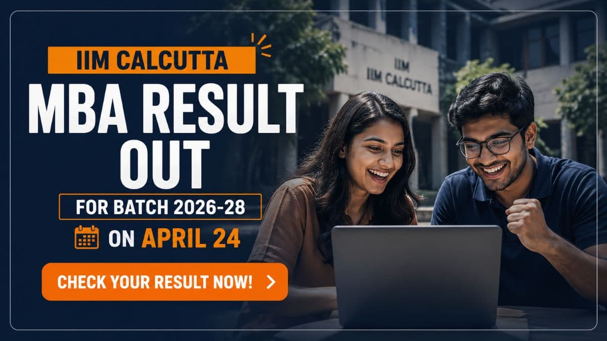IIM Calcutta MBA Result 2026-28 Out
