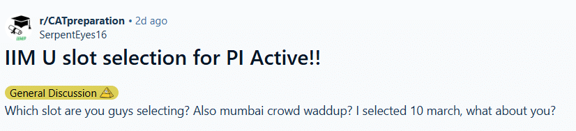 Reddit Discussion about IIMU PI Calls Out