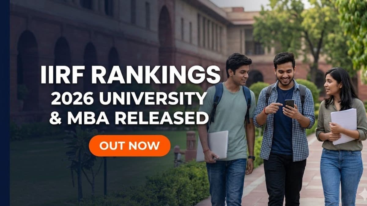 IIRF 2026 University & MBA Rankings Released