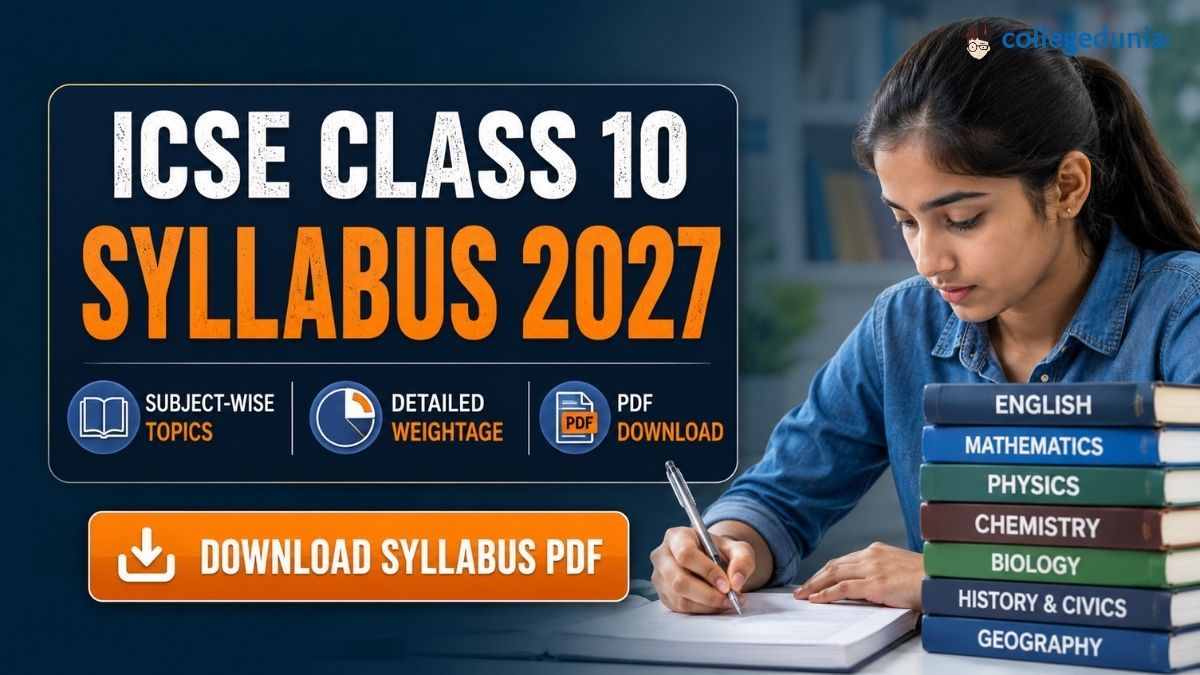 ICSE Class 10 Syllabus 2027: Subject-Wise Topics, Weightage and PDF Download