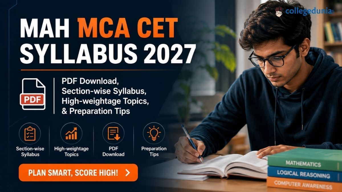 MAH MCA CET Syllabus 2027