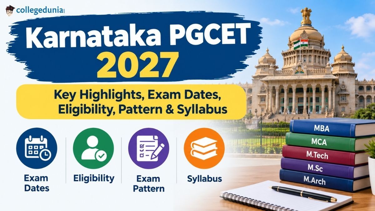 Karnataka PGCET 2027: Key Highlights, Exam Dates, Eligibility, Pattern & Syllabus