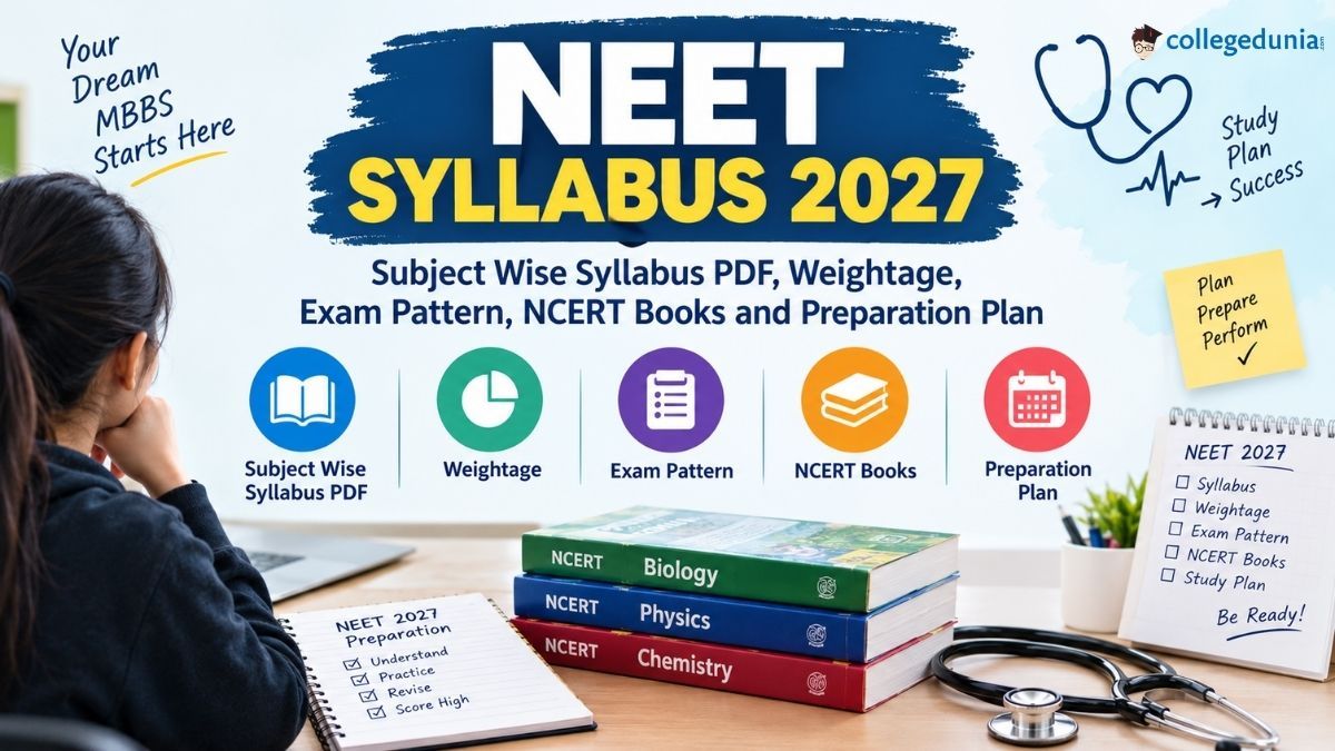 NEET Syllabus 2027: Subject Wise Syllabus PDF, Weightage, Exam Pattern, NCERT Books and Preparation Plan