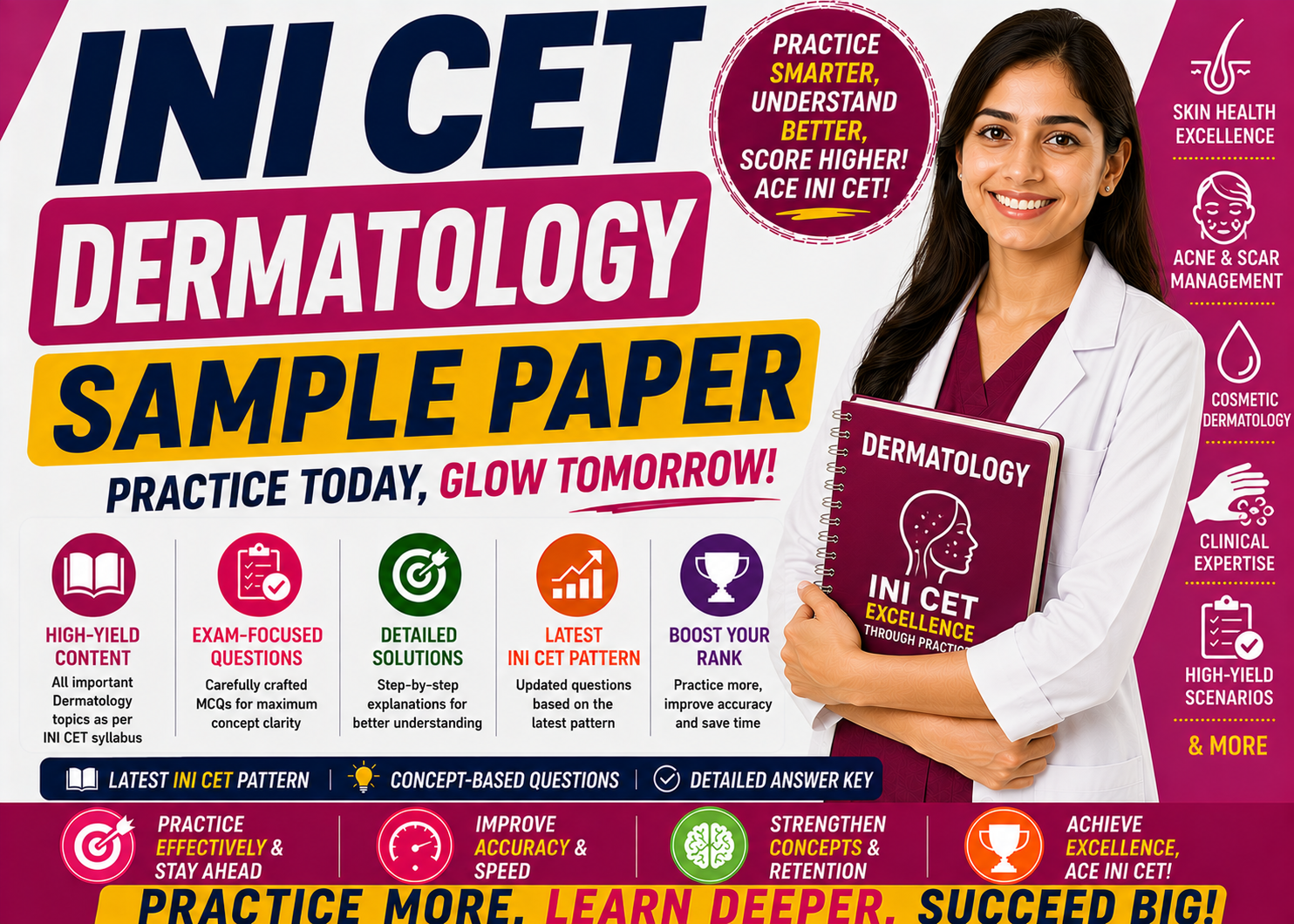 INI CET Dermatology Sample Paper
