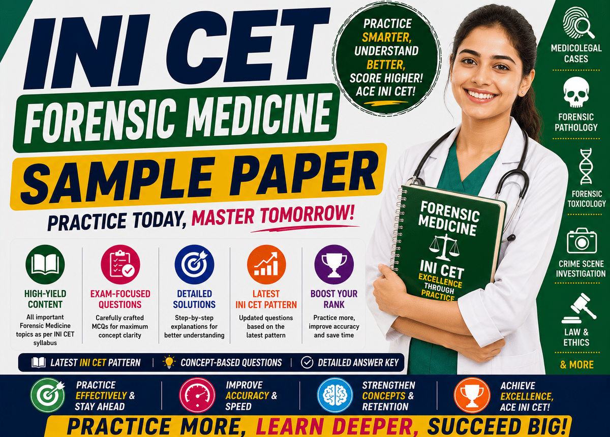 INI CET Forensic Medicine Sample Paper