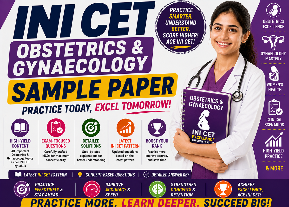  INI CET Obstetrics and Gynaecology Sample Papers