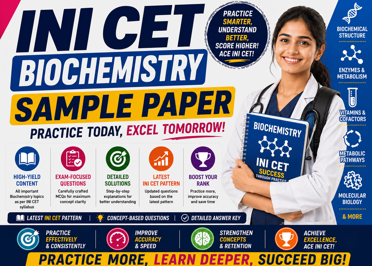 INI CET Biochemistry Sample Papers