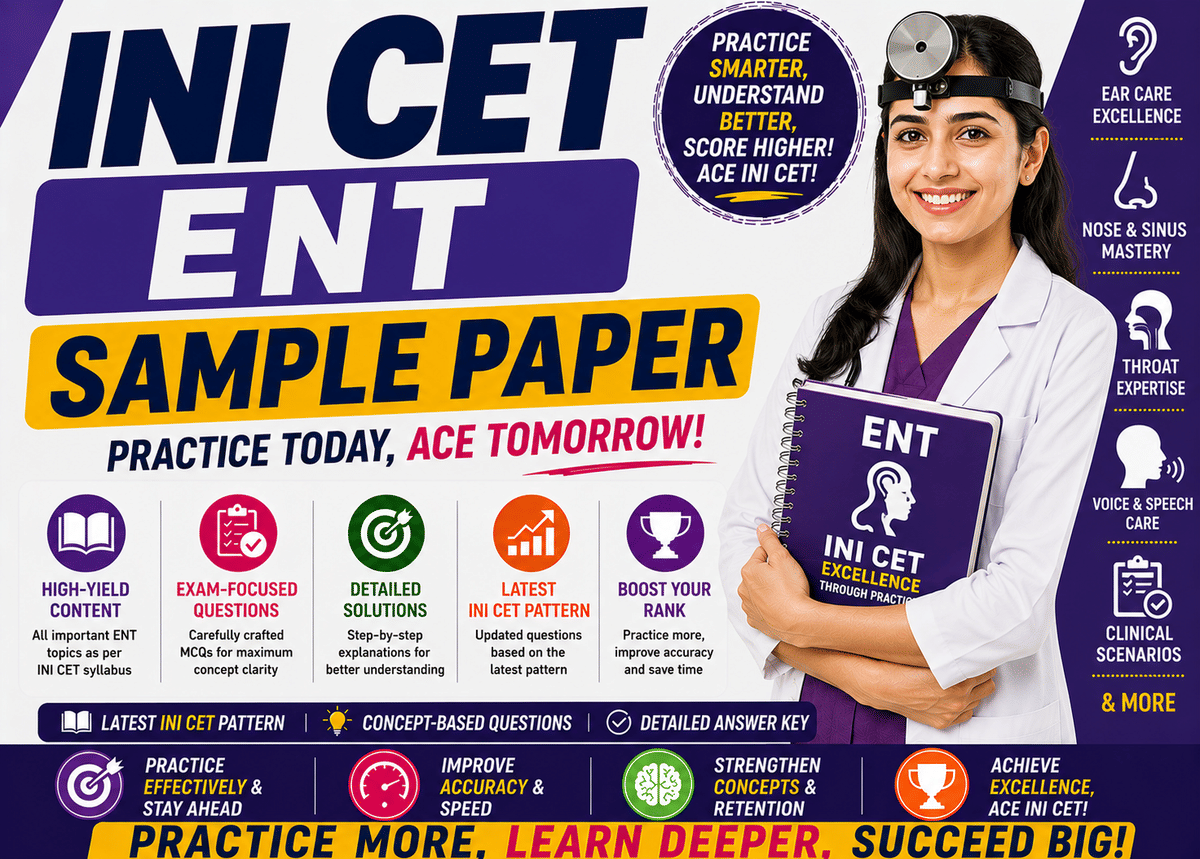 INI CET ENT Sample Paper
