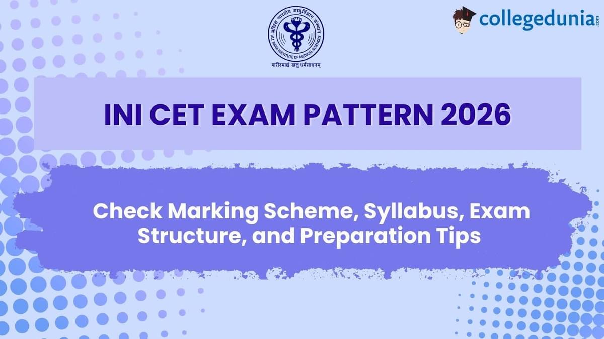 INI CET Exam Pattern
