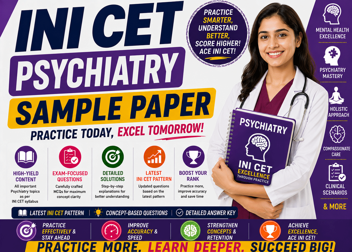 INI CET Psychiatry Sample Paper