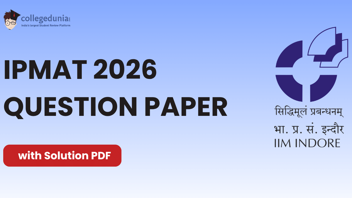 IPMAT 2026 Question Paper