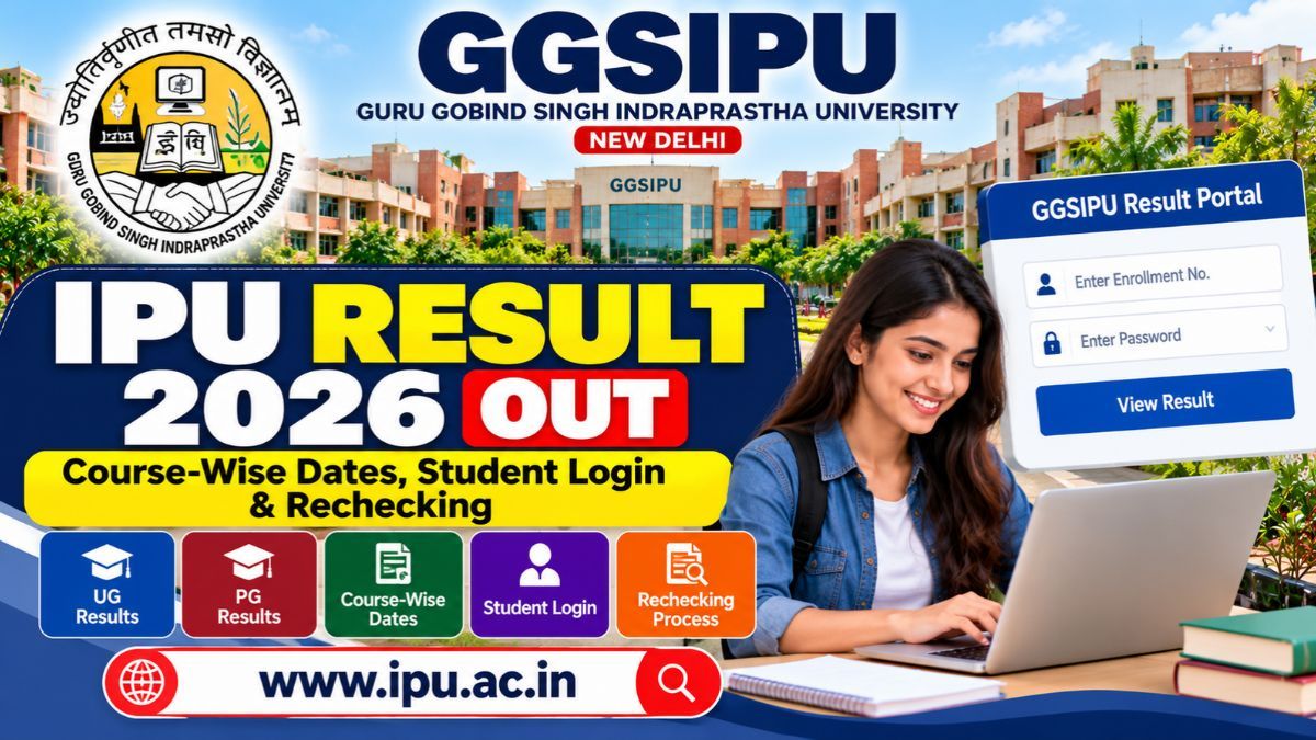 IPU Result 2026 (Out) @ipu.ac.in: Course-Wise Dates & Rechecking