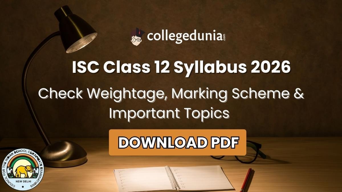 ISC Class 12 Syllabus 