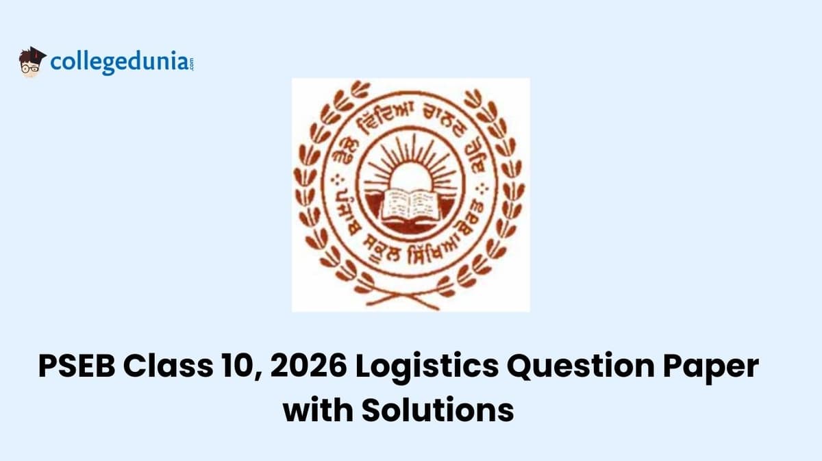 Punjab Board Class 10 2026 Logistics Question Paper with Solution PDF