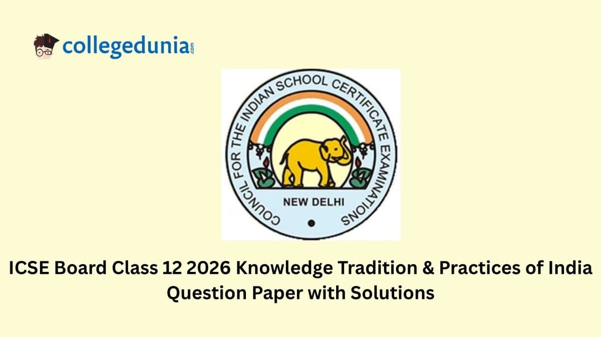 CBSE Class 12 2026 Knowledge Tradition & Practices of India Question Paper with Solution PDF