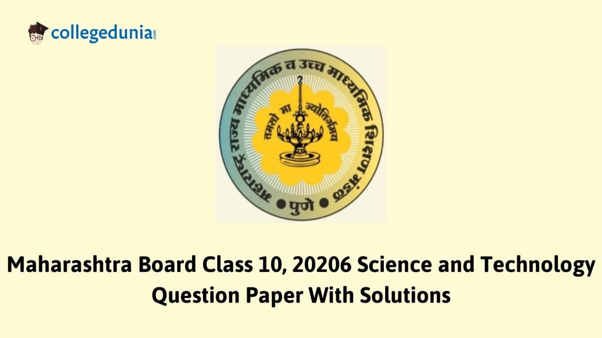 Maharashtra Board Class 10 2026 Science and Technology Question Paper with Solution PDF