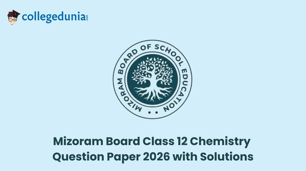 Mizoram Board Class 12, 2026 Chemistry Question Paper with Solution