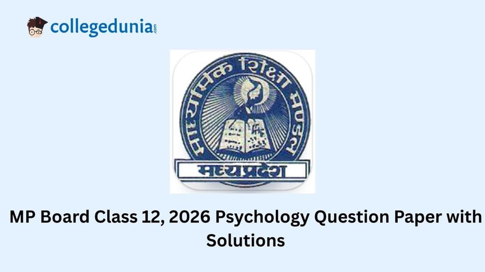 MP Board Class 12 2026 Psychology Question Paper with Solution