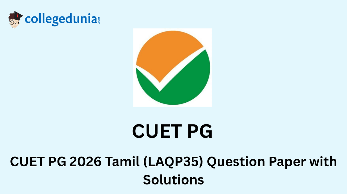 CUET PG 2026 Tamil Question Paper