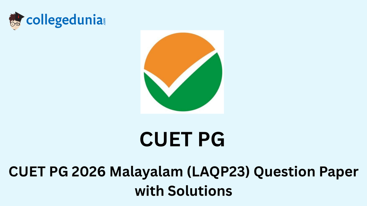 CUET PG 2026 Malayalam Question Paper