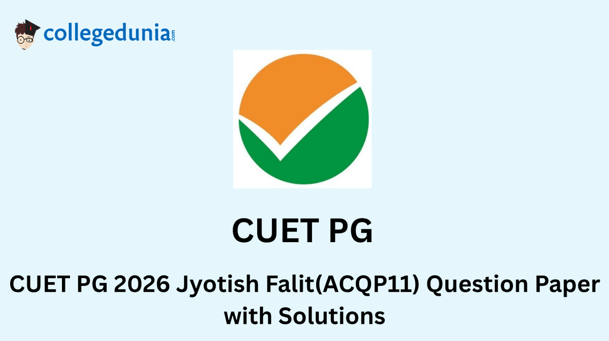 CUET PG 2026 Jyotish Falit Question Paper