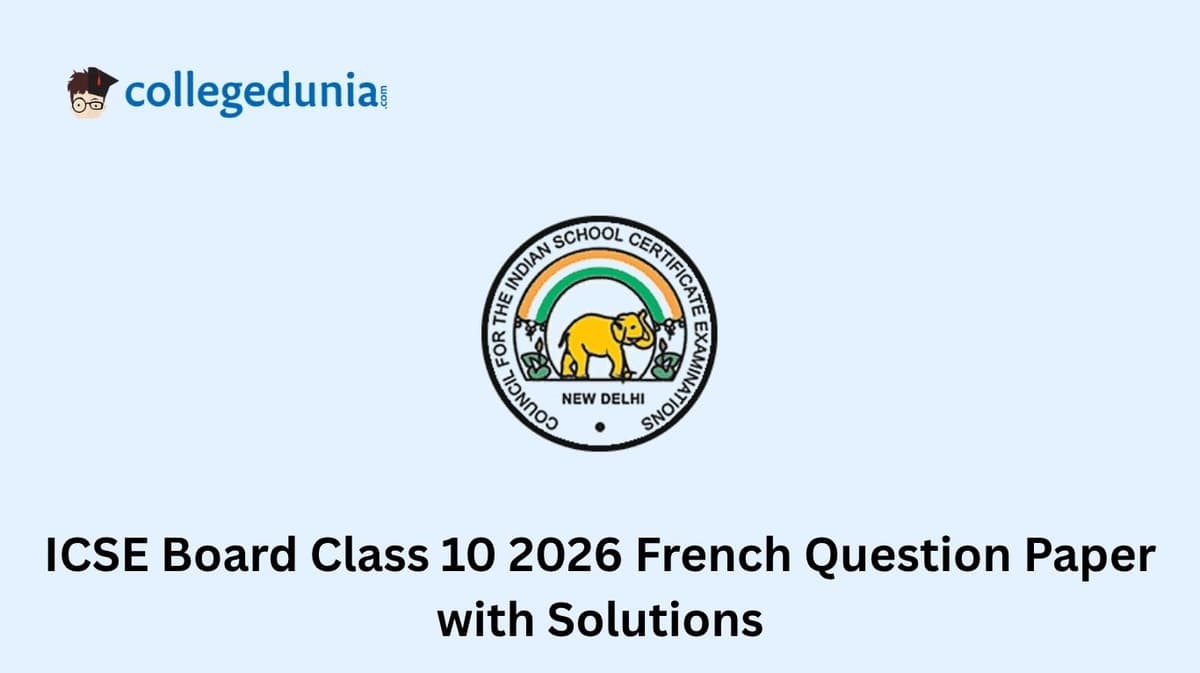ICSE Class 10 French (Group II Elective) Question Paper 2026 with Solution PDF