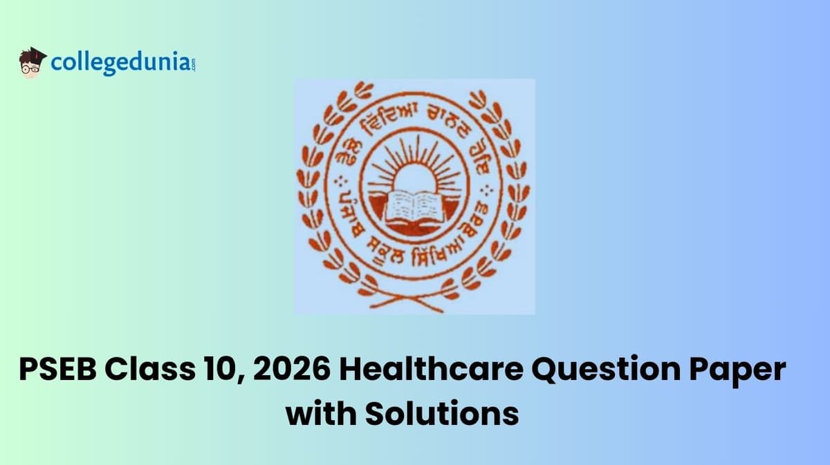 Punjab Board Class 10 2026 Healthcare Question Paper with Solution PDF