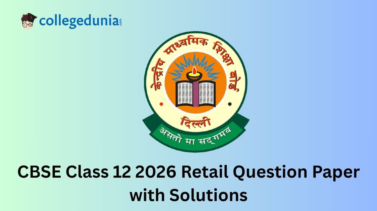 CBSE Class 12 Retail​ Question Paper 2026 with Solution PDF