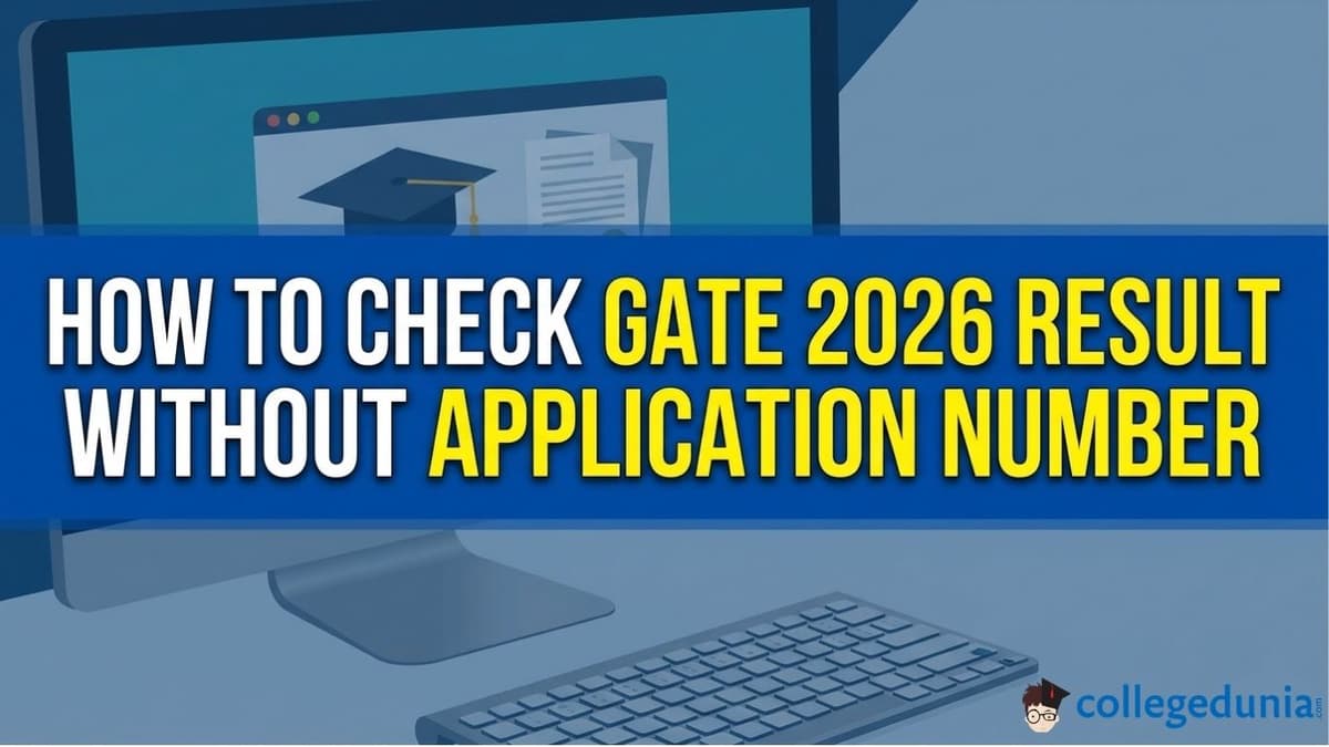 How to Check GATE 2026 Result Without Application Number