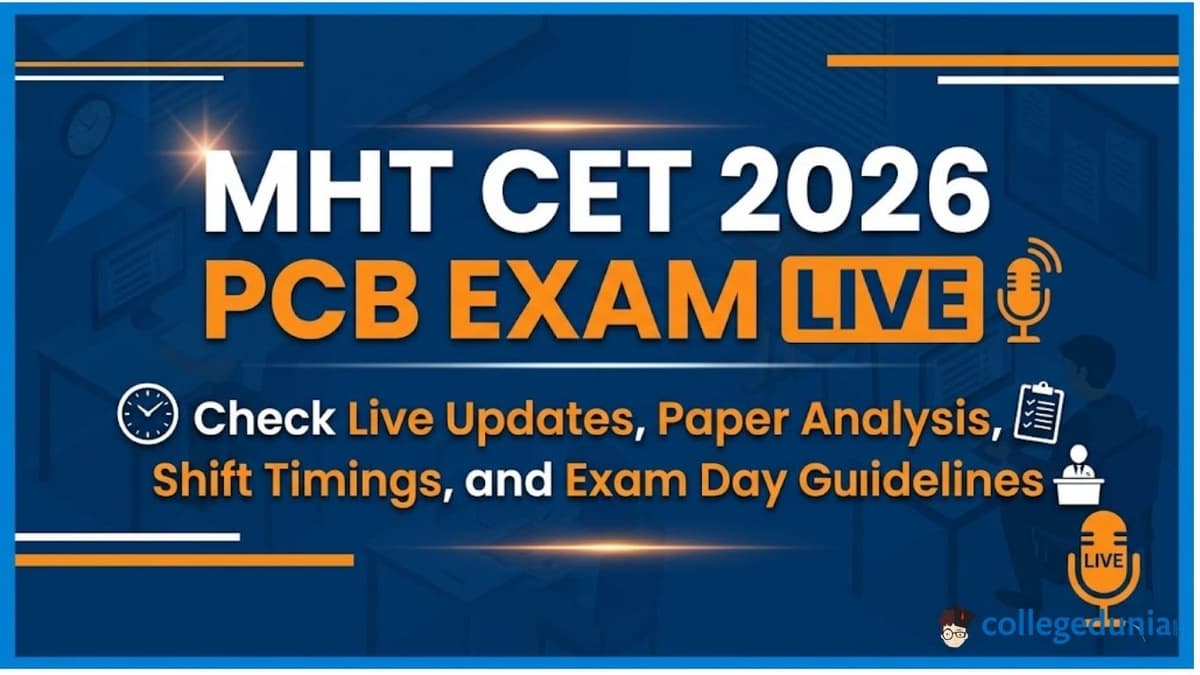 MHT CET 2026 PCB Exam LIVE