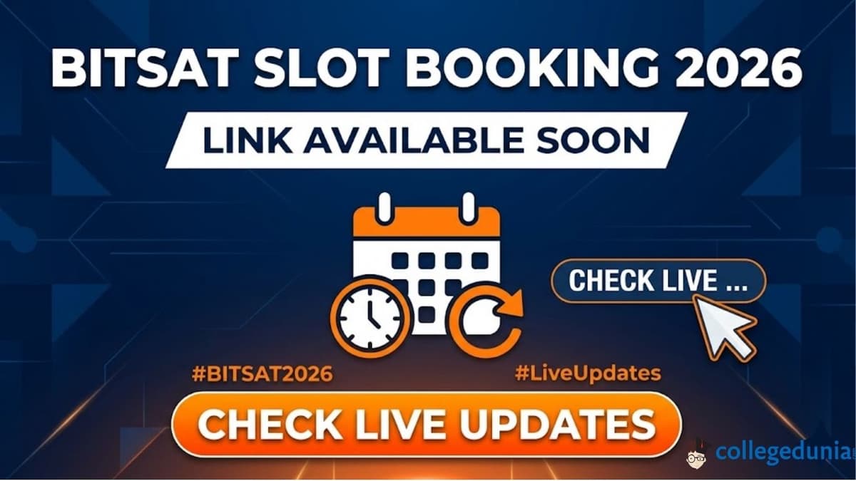 BITSAT slot booking 2026 link available
