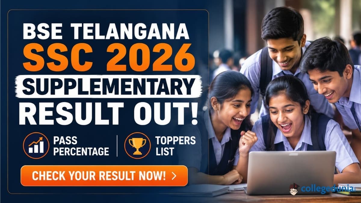BSE Telangana SSC 2026: Supplementary Result Out, Pass Percentage and Toppers List                                  