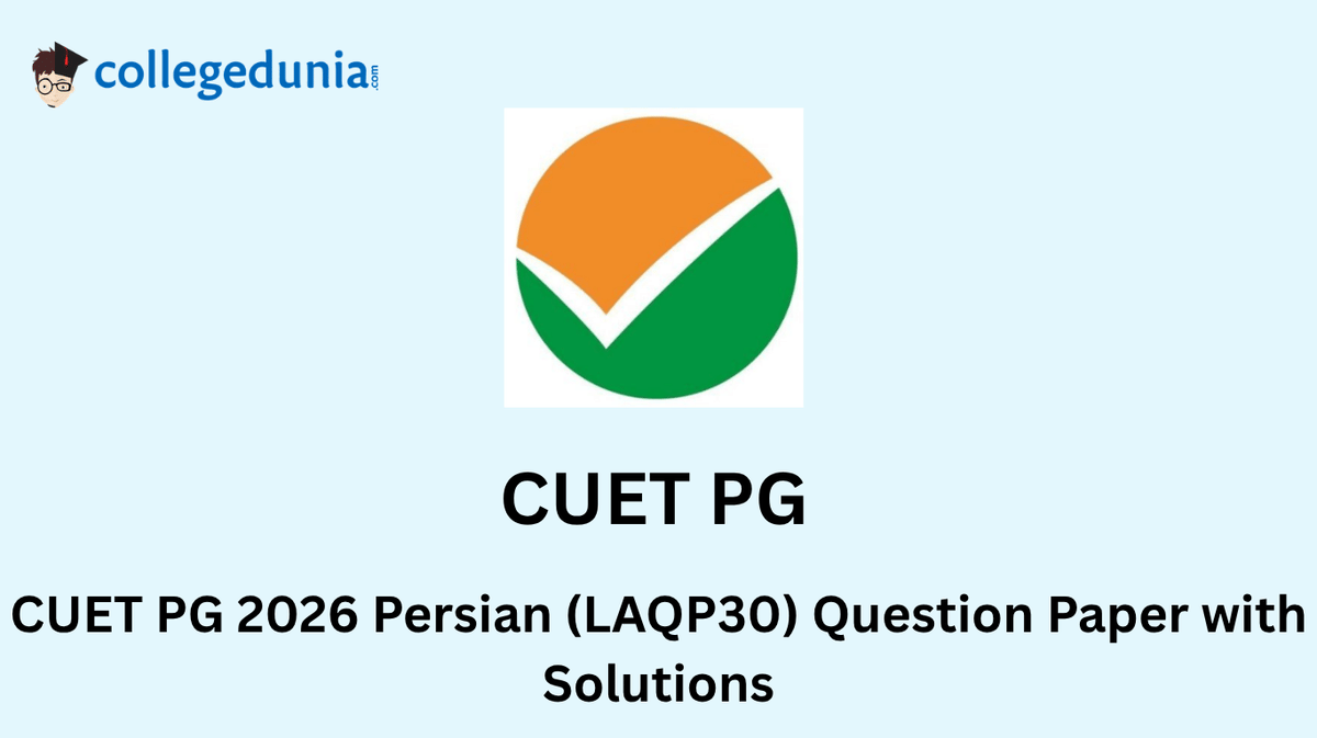 CUET PG 2026 Persian Question Paper