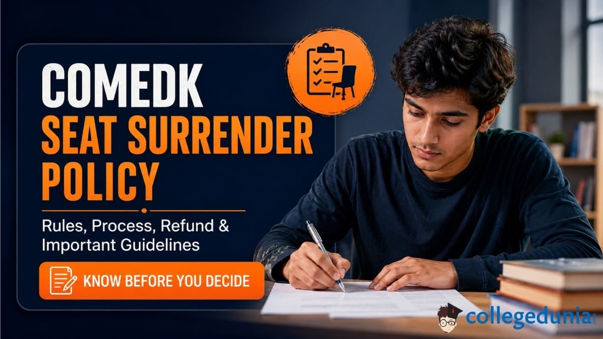 COMEDK Seat Surrender Policy