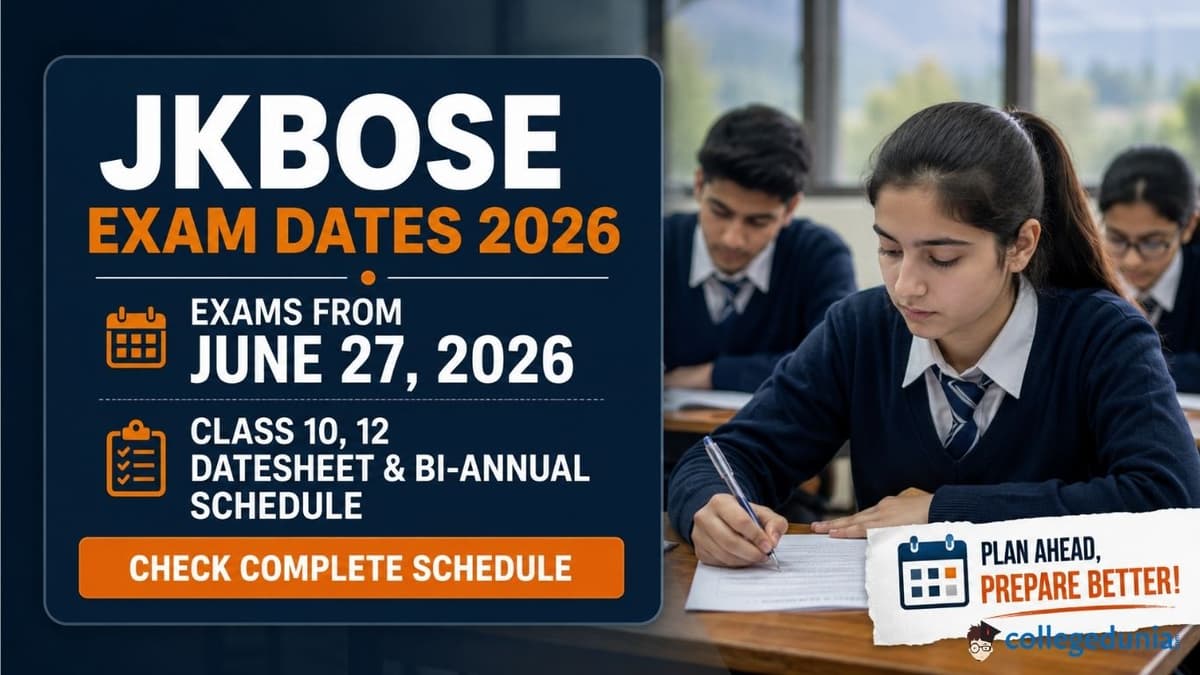 JKBOSE Exam Dates 2026