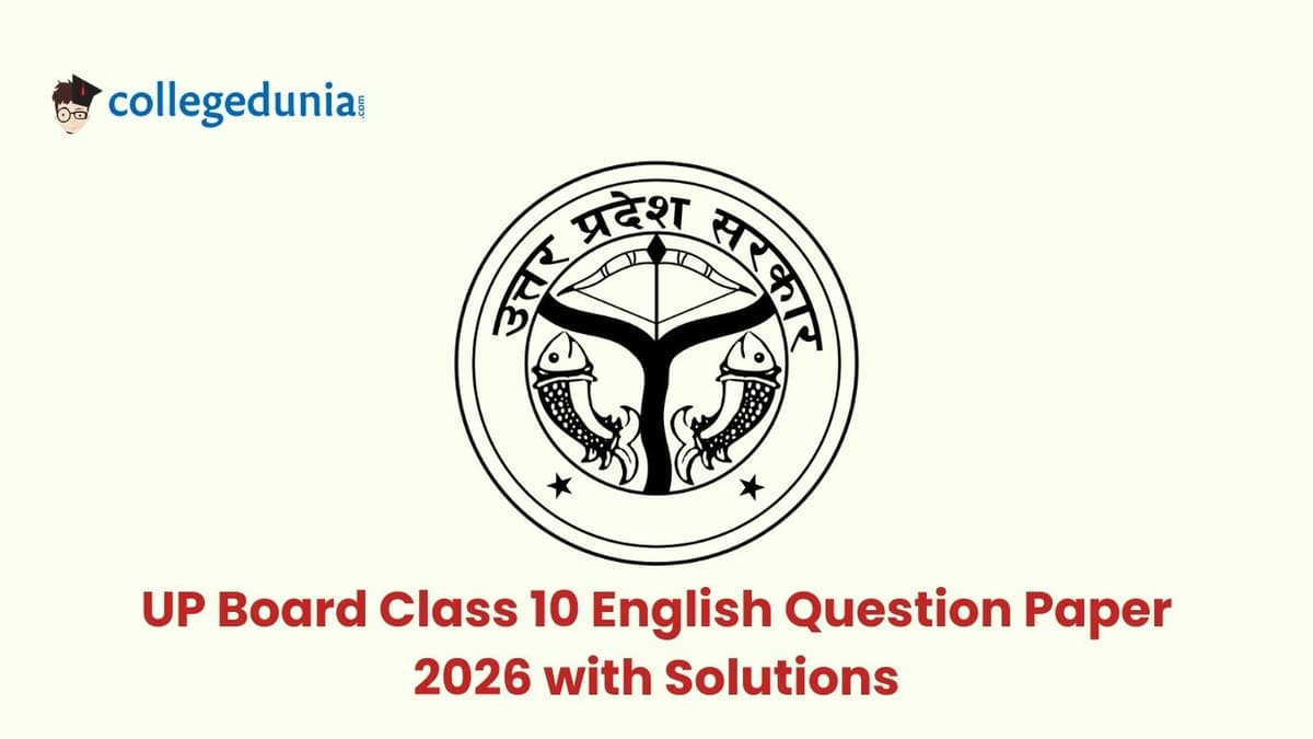 UP Board Class 10, 2026 English Question Paper with Solution