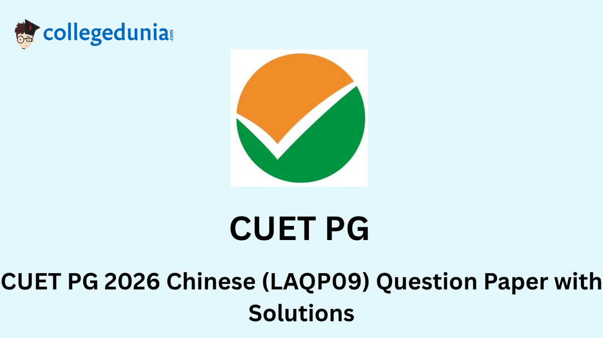 CUET PG 2026 Chinese Question Paper