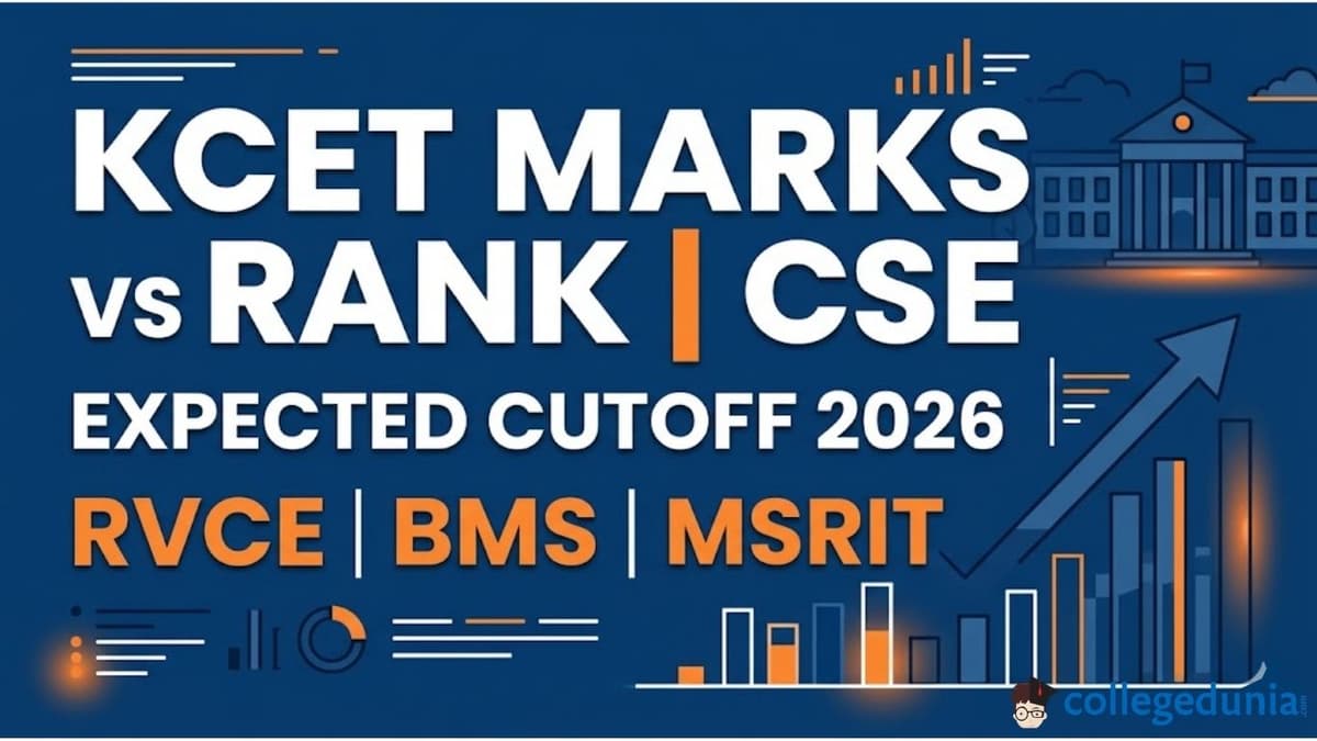 KCET Marks vs Rank CSE – RVCE, BMS & MSRIT 2026 Expected Cutoff