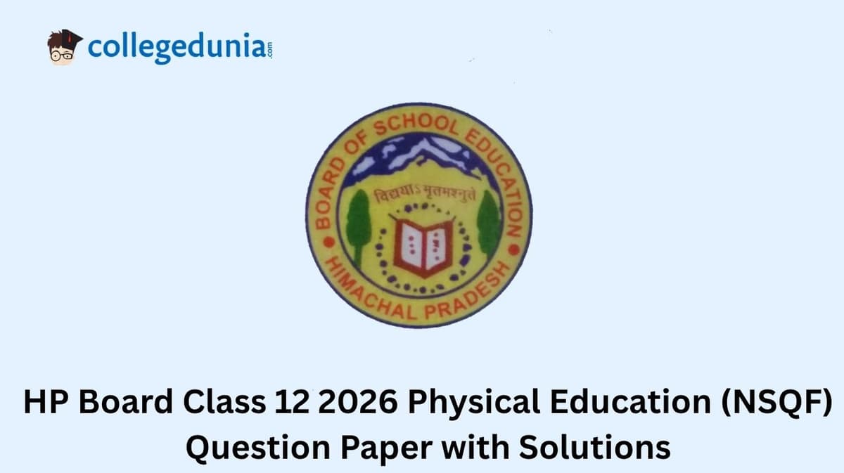 HP Board Class 12 2026 Physical Education (NSQF) Question Paper with Solution PDF