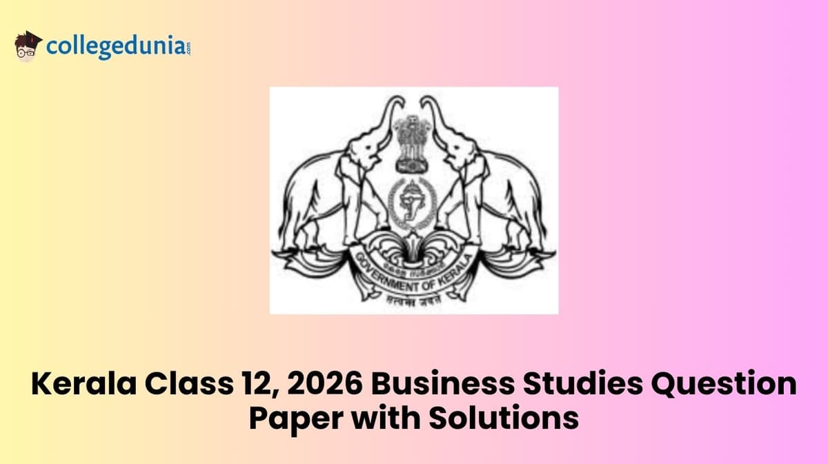 Kerala Board Class 12 2026 Business Studies Question Paper with Solution PDF