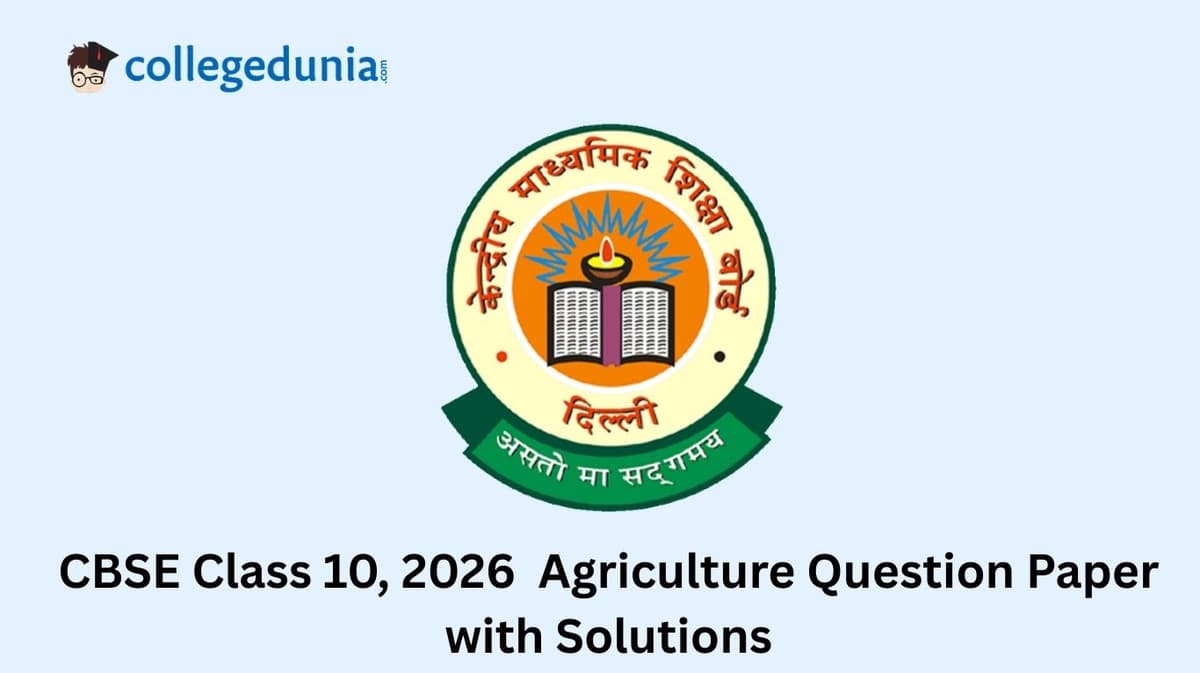 CBSE Class 10 Agriculture 2026 Question Paper with Solution