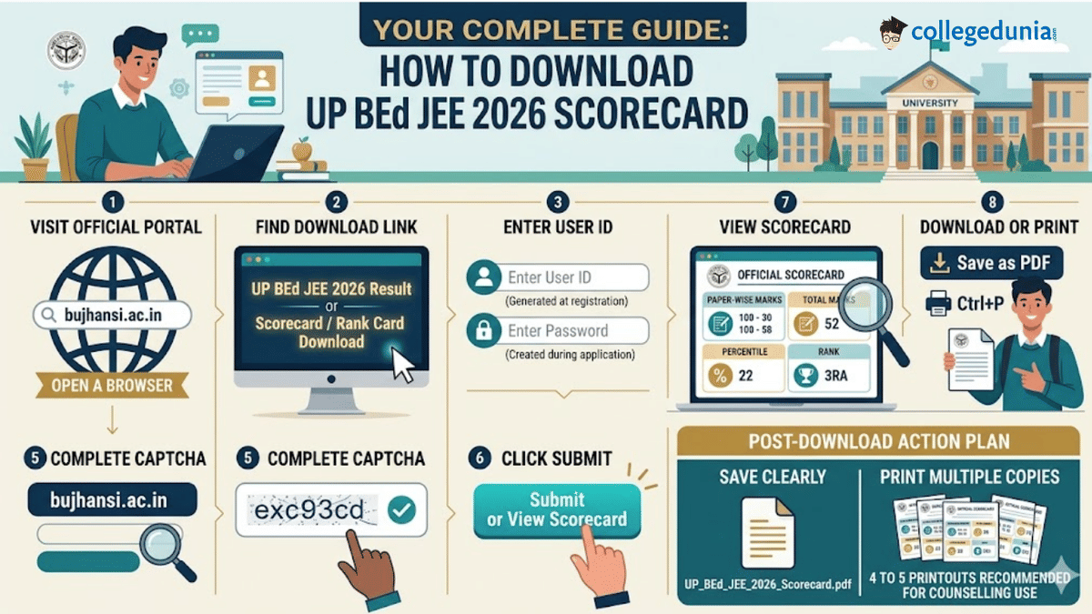 How to Download UP BEd JEE 2026 Scorecard