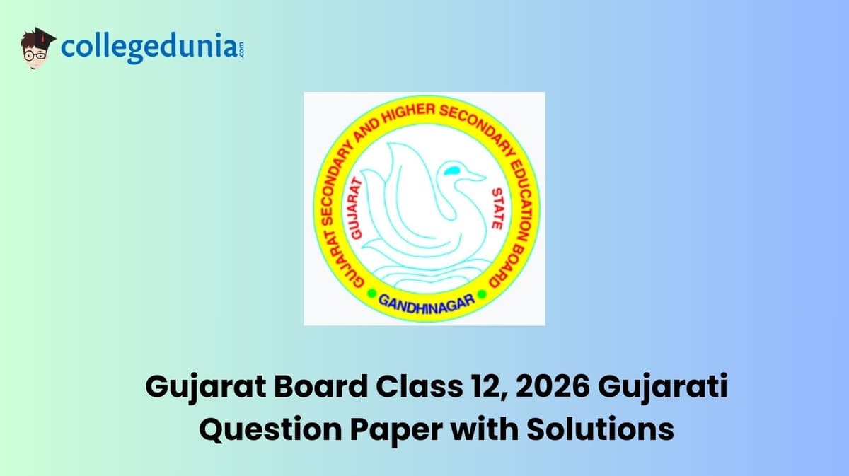 GSHSEB Class 12 2026 Gujarati Question Paper with Solutions PDF