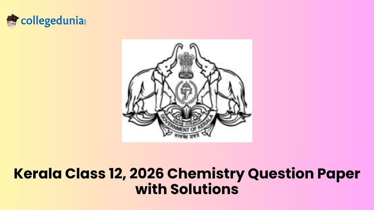 Kerala Board Class 12 2026 Chemistry Question Paper with Solution 