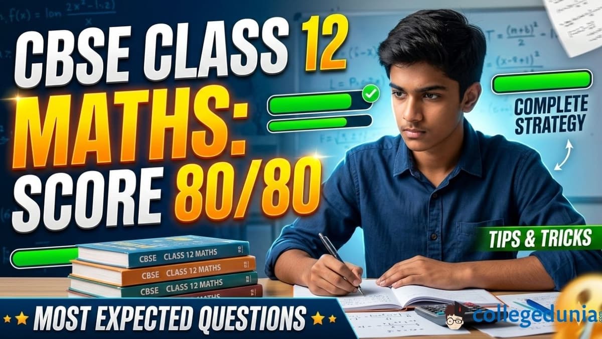 CBSE Class 12 Maths Tips