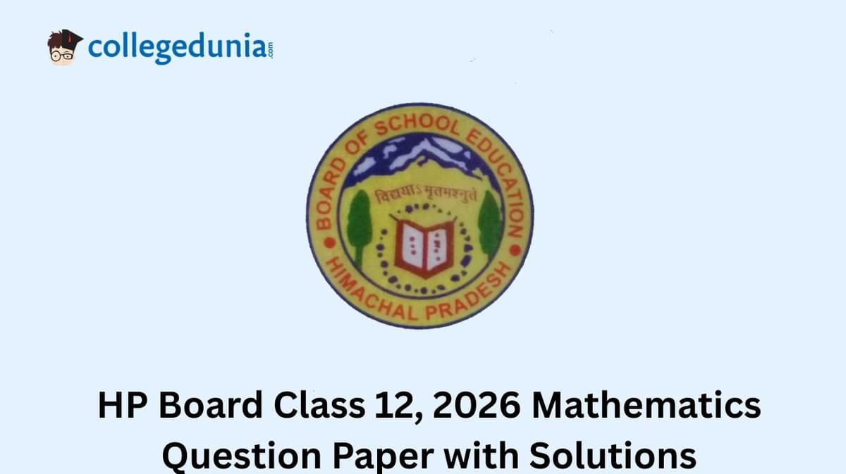 HP Board Class 10 2026 Mathematics Question Paper with Solution PDF