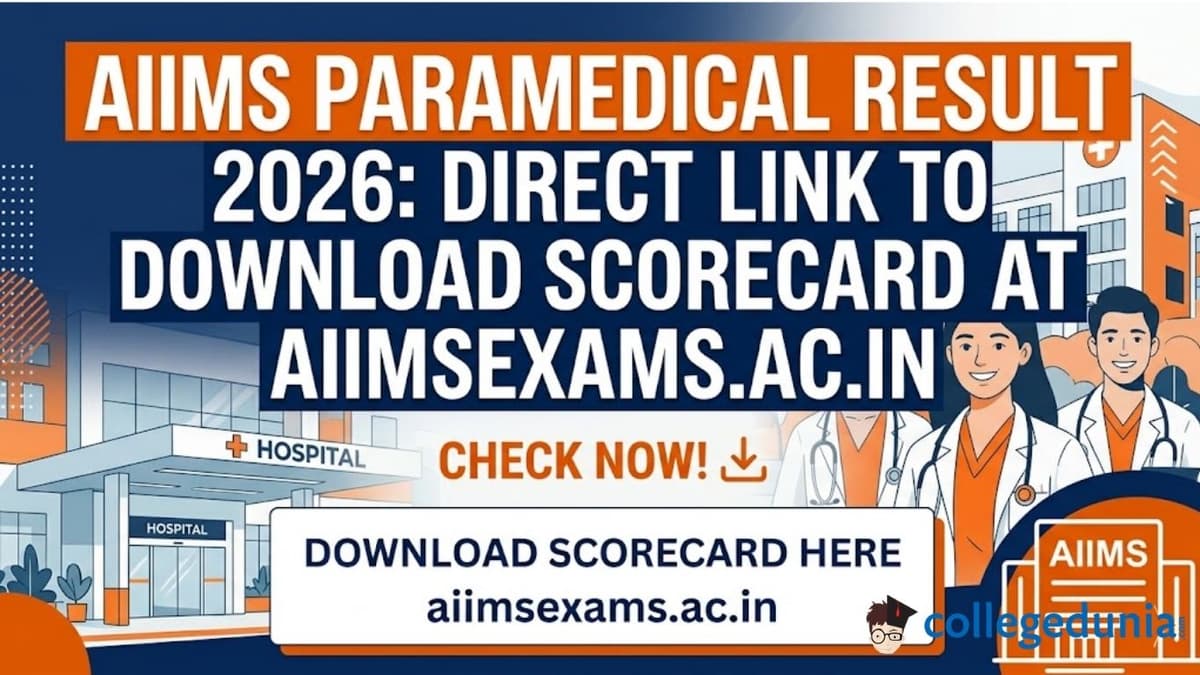 AIIMS Paramedical Result 2026: Direct Link to Download Scorecard at aiimsexams.ac.in
