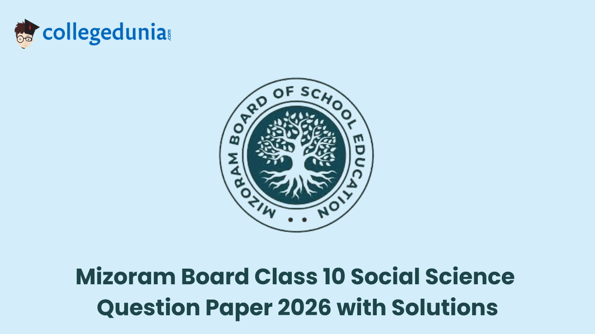 Mizoram Board Class 10, 2026 Social Science Question Paper with Solution